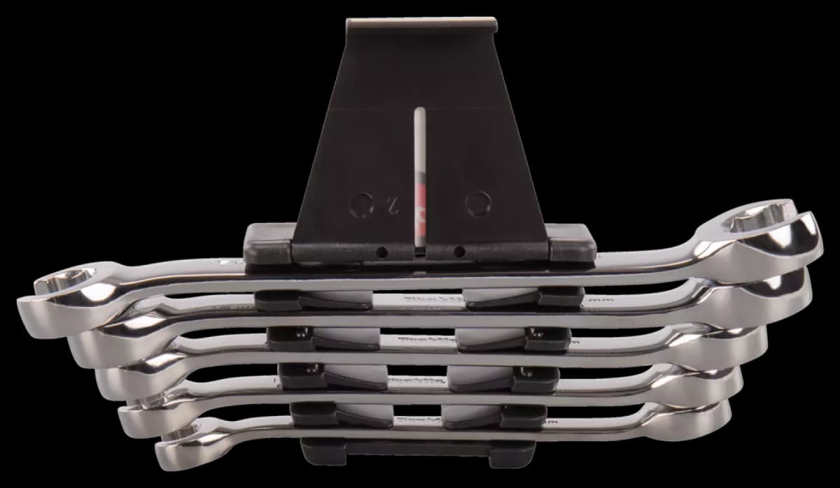 Makita B-65545 5-delige Ringsleutelset Open - 9-18mm thumbnail 4