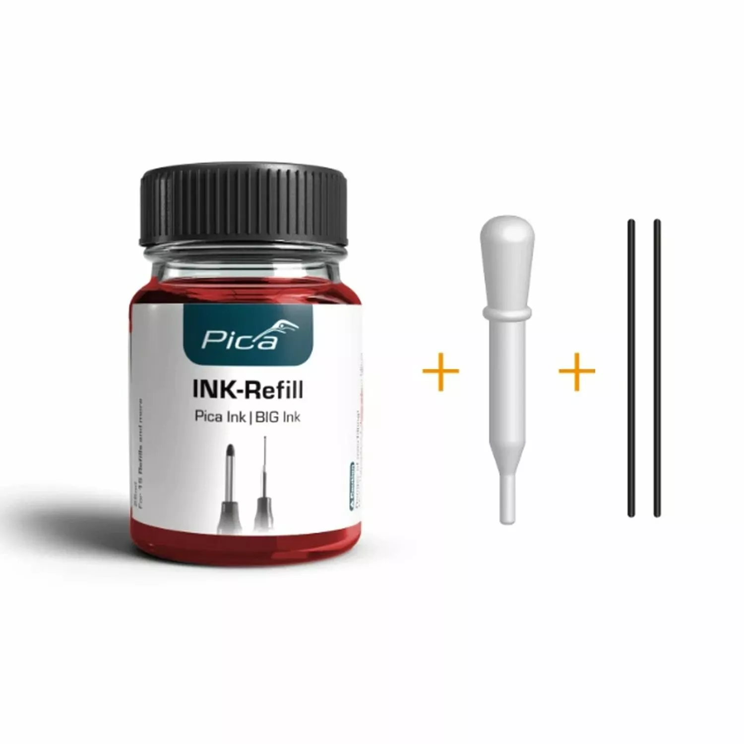 Pica 55840 Navulset Ink&BIG Ink Rood (25ml) thumbnail 2