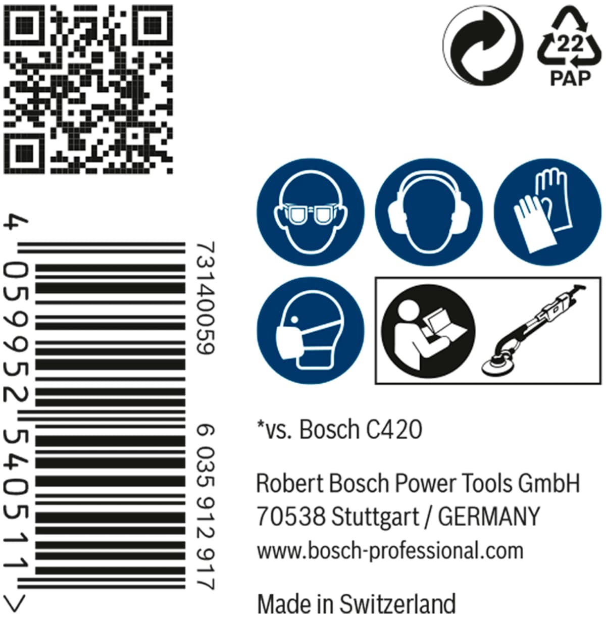 Bosch 2608900713 EXPERT M480 Schuurnet Best For Wood And Paint - 225mm, K240, 25st thumbnail 3