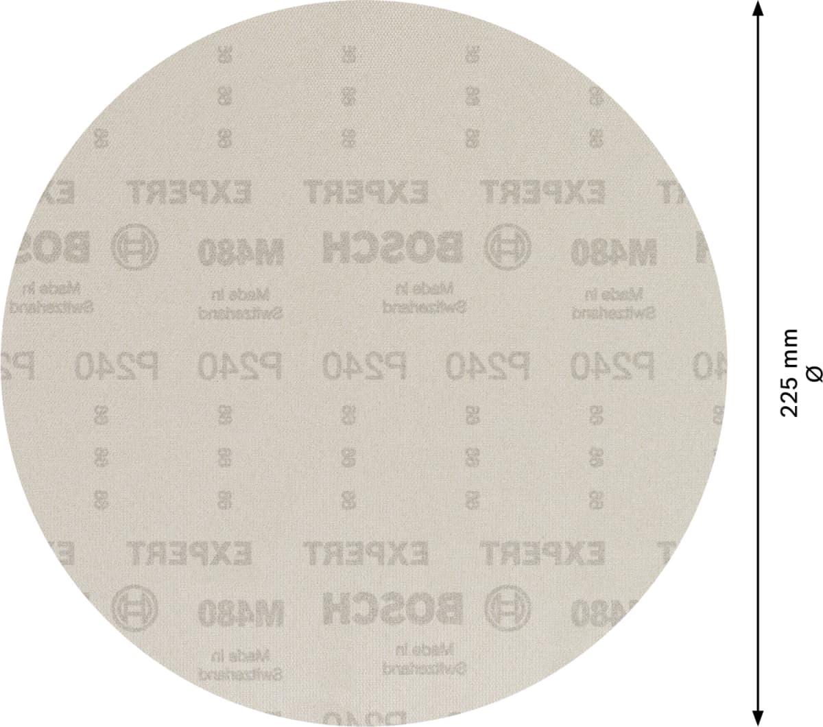 Bosch 2608900713 EXPERT M480 Schuurnet Best For Wood And Paint - 225mm, K240, 25st thumbnail 4