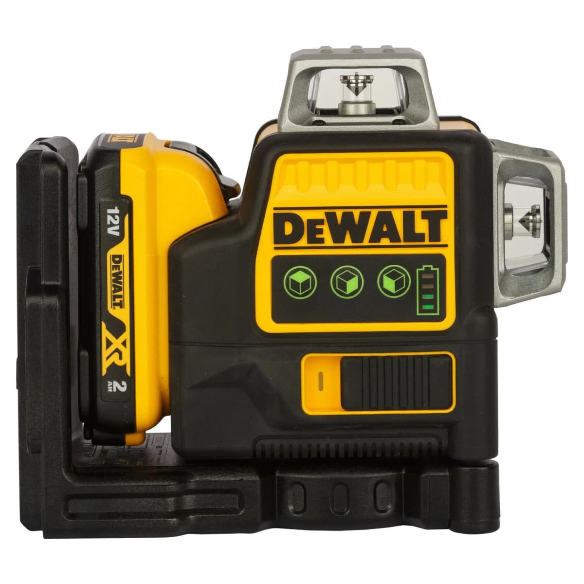 DeWALT DCE089D1GTRID 10.8V Li-Ion Accu Zelfnivellerende Kruislijnlaser Set (1x 2.0Ah Accu) In Koffer - 3 Lijnen - 30m - Groen thumbnail 2