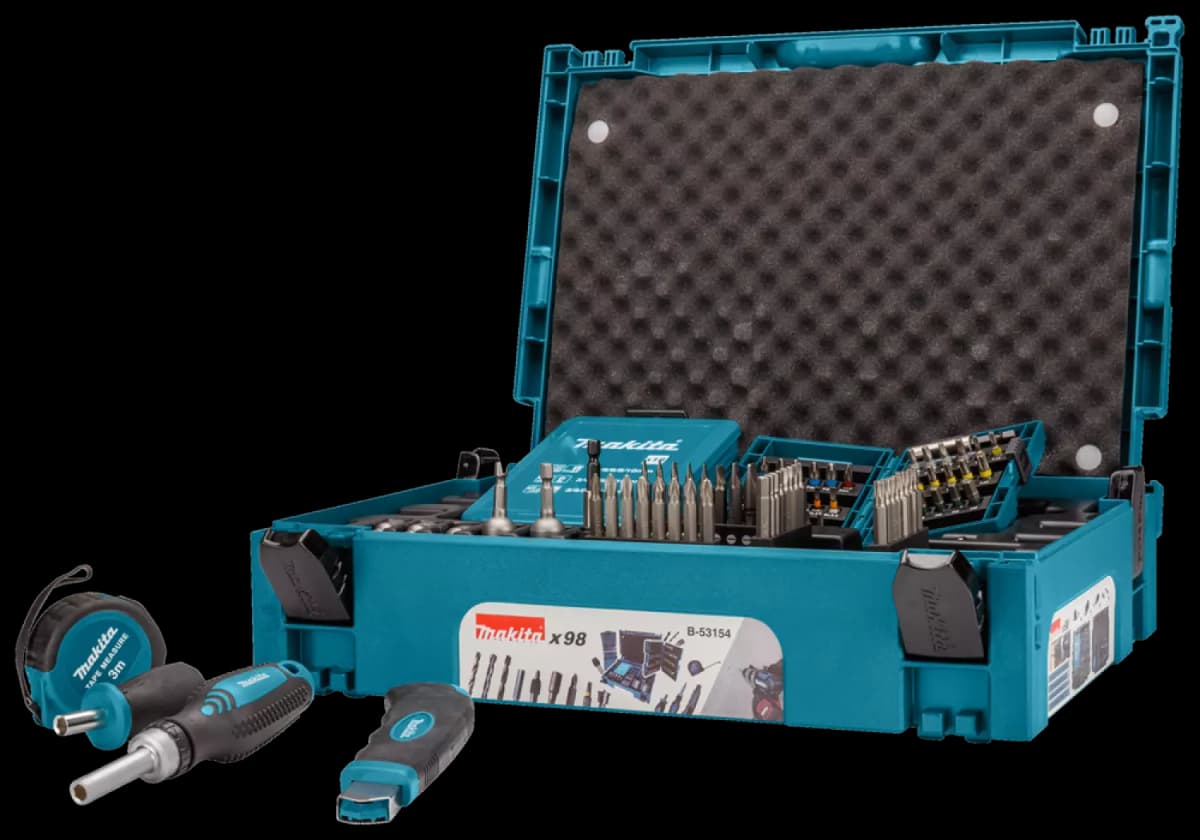 Makita B-53154 Boor-/schroefbitset 98-delig thumbnail 4