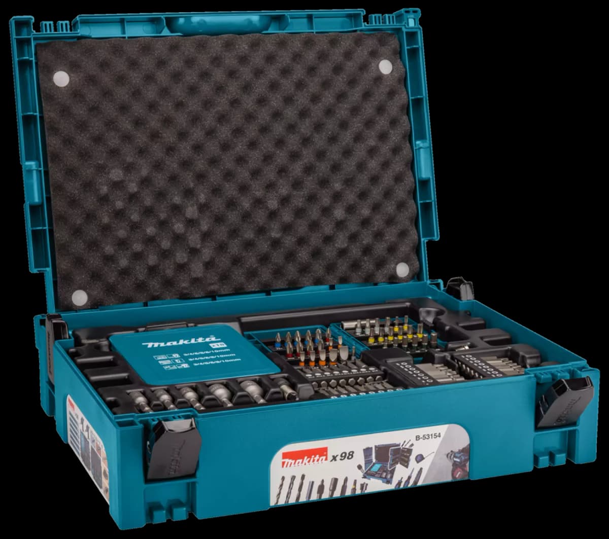 Makita B-53154 Boor-/schroefbitset 98-delig thumbnail 2