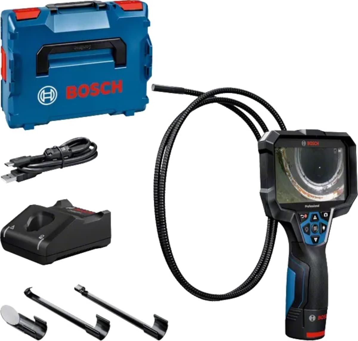 Bosch GIC 12V-5-27 C 12V Accu Inspectiecamera Set (1x 2,0Ah) In L-boxx