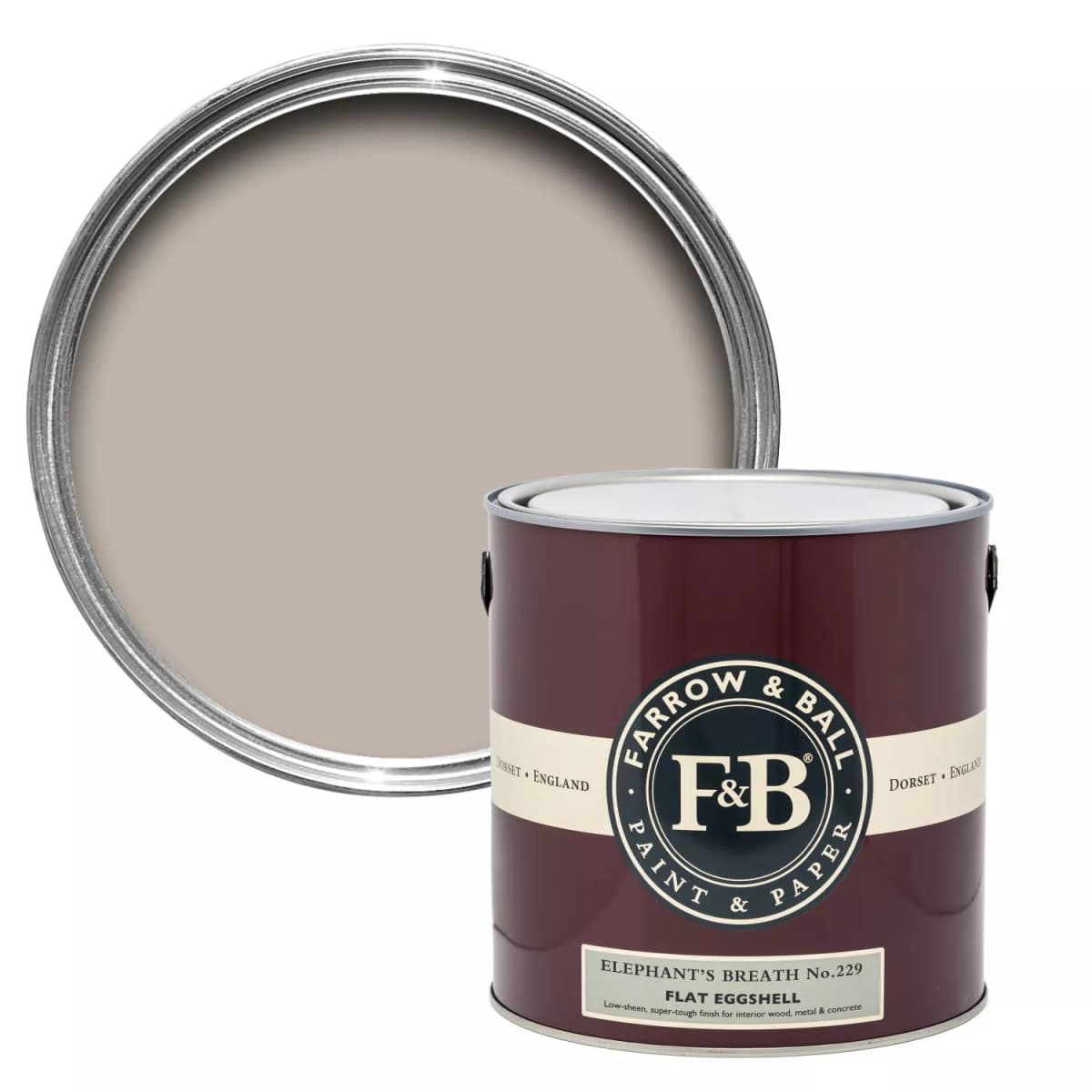 Farrow&Ball Flat Eggshell Elephants Breath No.229 - 2,5L