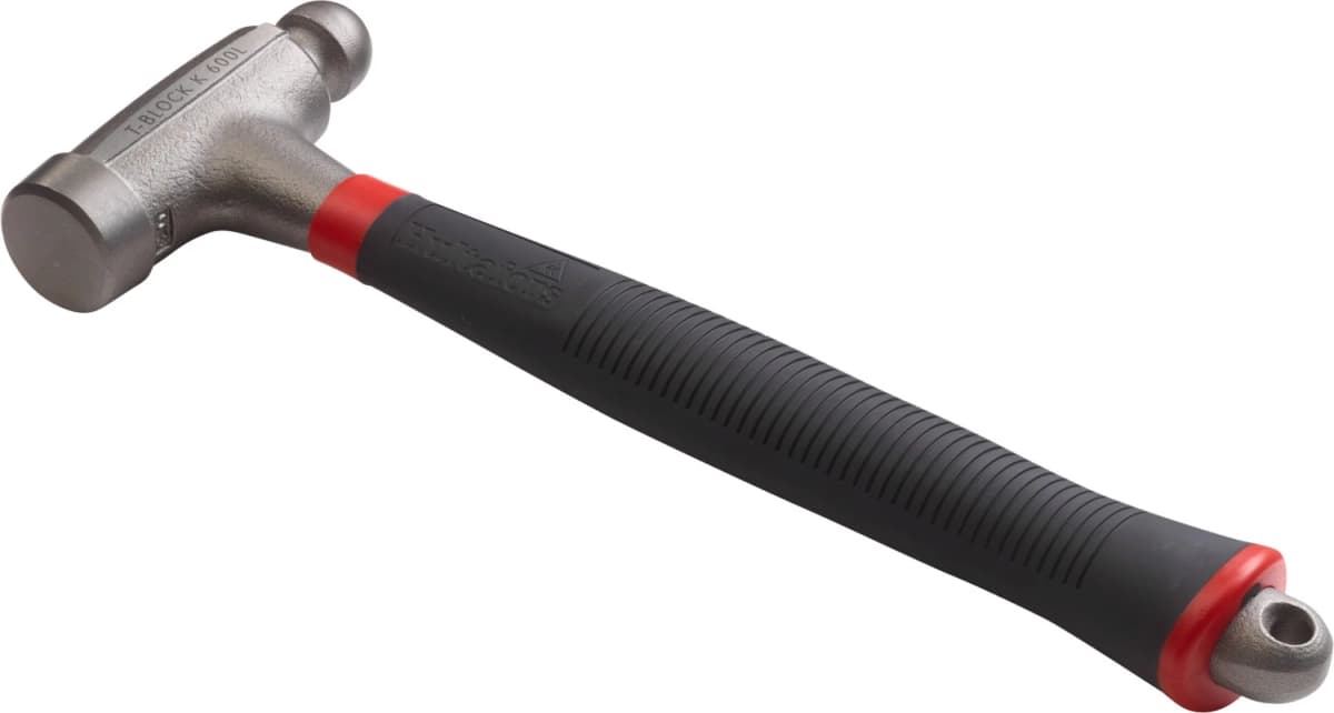 Hultafors T-Block K 600 L Bolkophamer - Rubberen Handgreep - 900 Gram