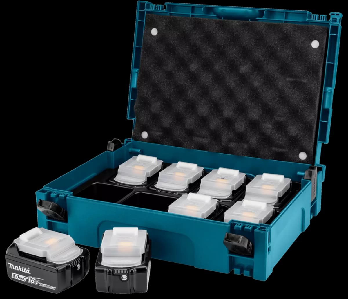 Makita 839742-7 Kofferinzet/inlay 8x Accu BL1850B Mbox1, 199697-1 thumbnail 3