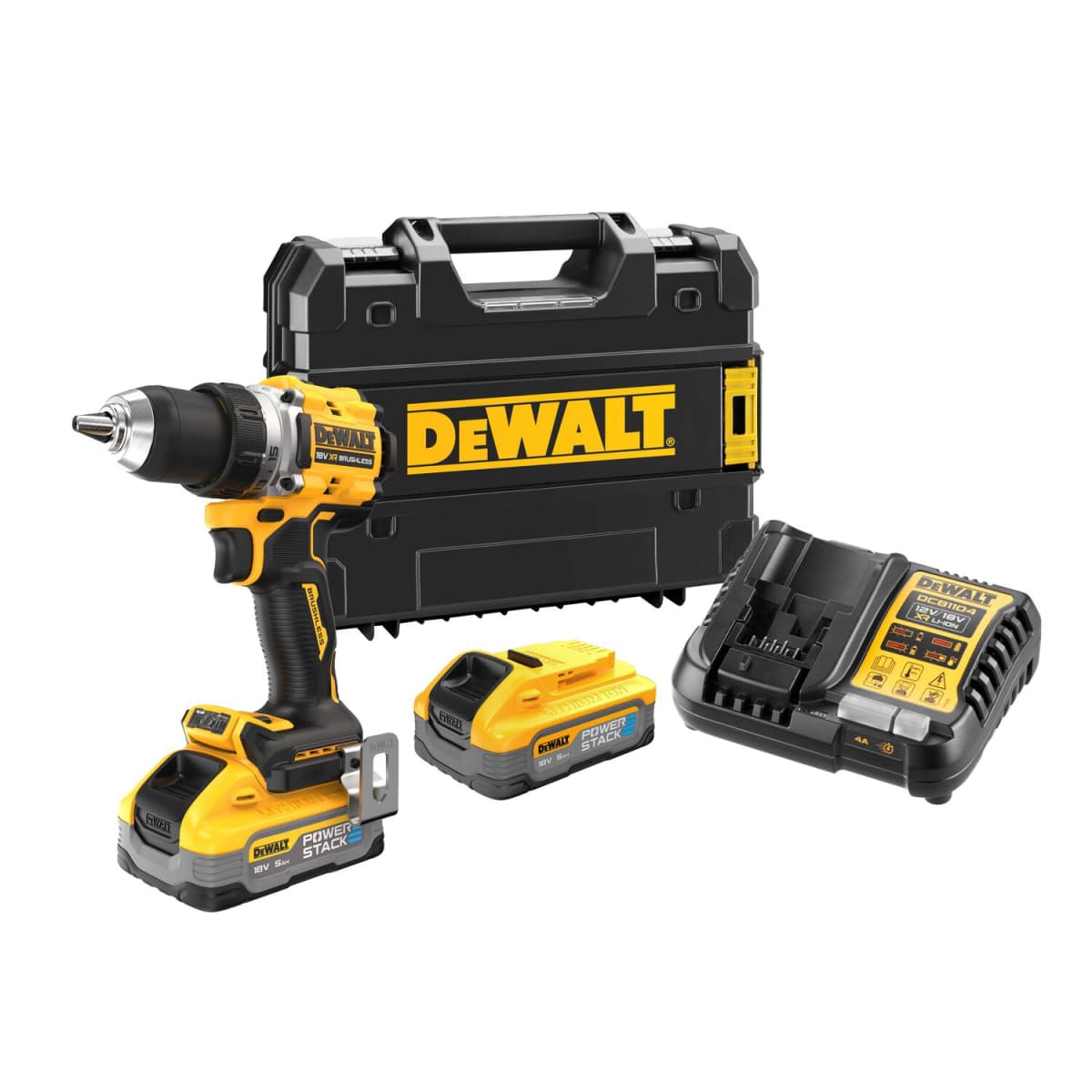 DeWALT DCD800H2T 18V Li-ion XR Accu Klopboor-/schroefmachine Set (2x 5.0Ah) In TSTAK - Koolborstelloos