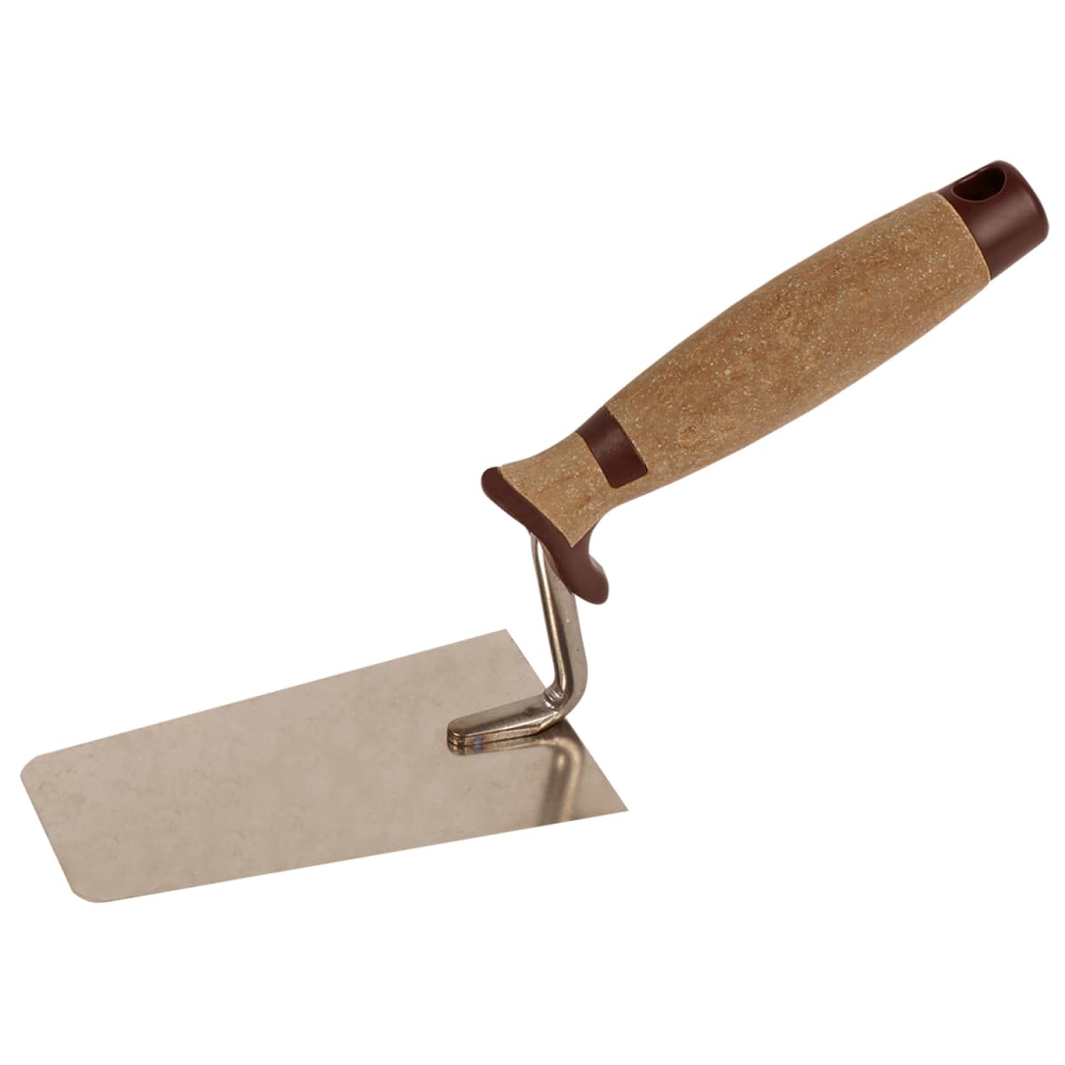 Super Prof Pure 1.403.18 ECO Stukadoorstroffel Met Lederen Greep - RVS - Recht - Afgeronde Hoeken - 180mm