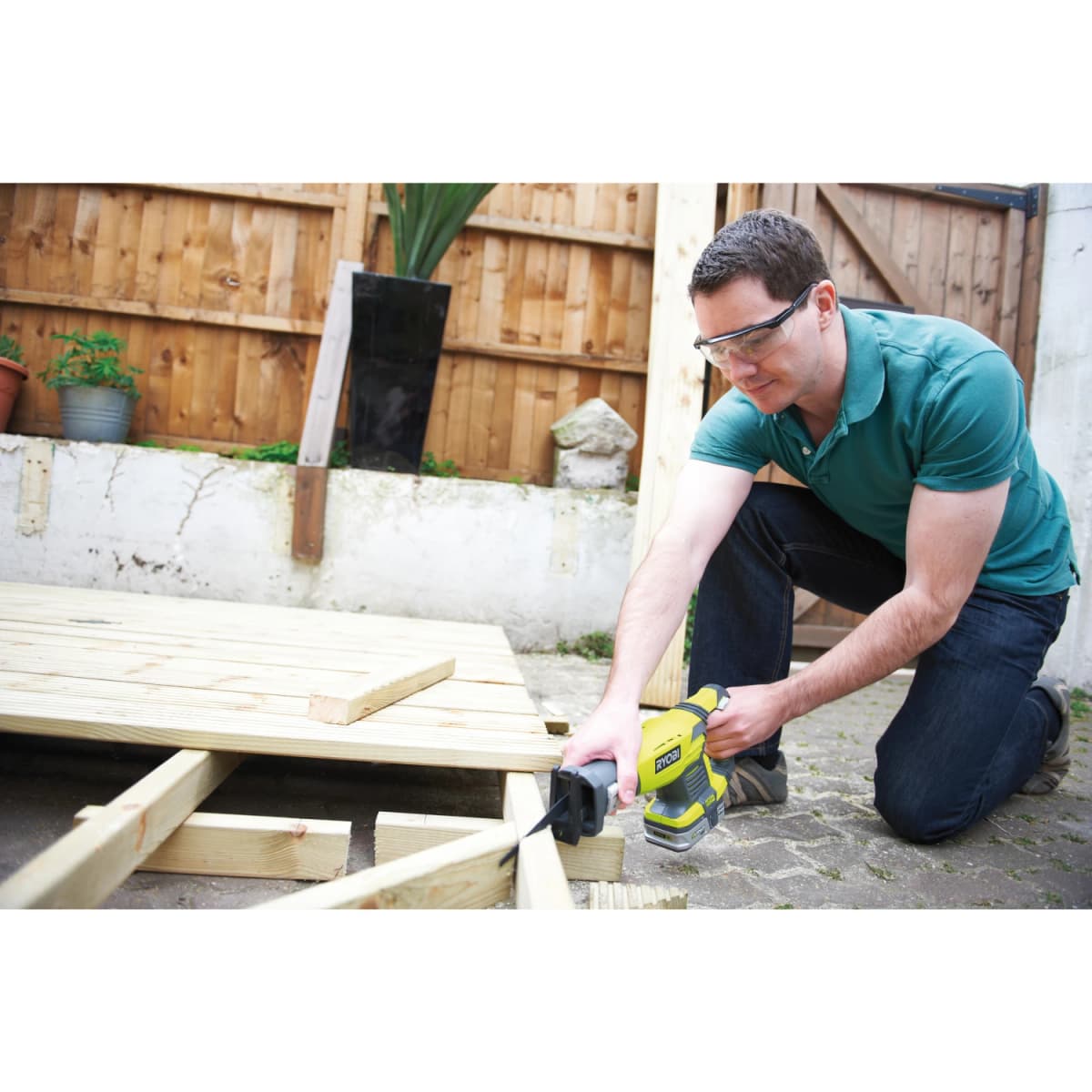 Ryobi RRS1801M One+ 18V Li-Ion Accu Reciprozaag Body - Snelwissel - 5133001162 thumbnail 4