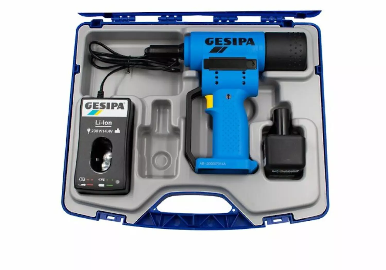 Gesipa 1457235 14.4V Li-Ion Accu AccuBird Popnageltang Set (2x 1.3Ah Accu) In Koffer thumbnail 3