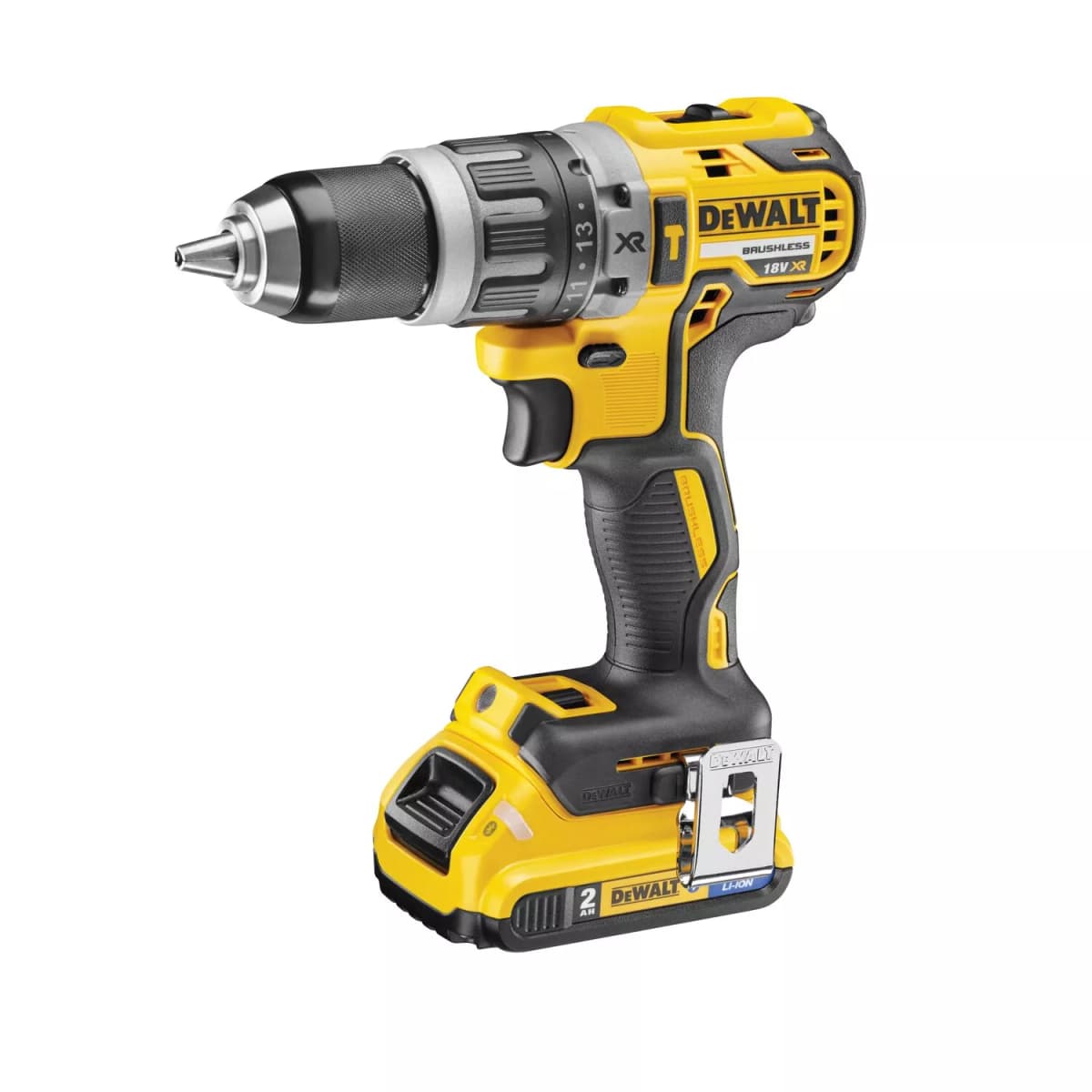 DeWALT DCD796D2 18V Li-ion XR Accu Klopboor-/schroefmachine Set (2x 2.0Ah) In TSTAK - Koolborstelloos thumbnail 3