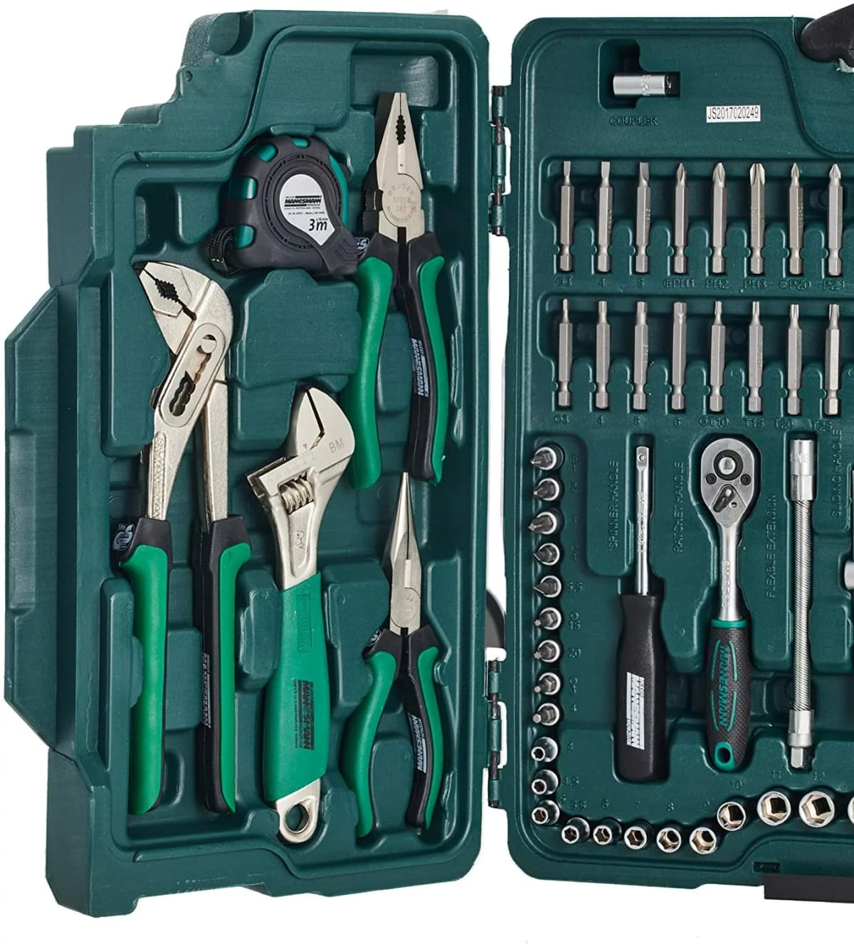 Brüder Mannesmann 29085 89-delige Gereedschapset In Koffer thumbnail 2