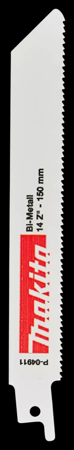 Makita P-04911 Reciprozaagblad - 150 X 1,8mm - RVS/Metaal (5st) thumbnail 2