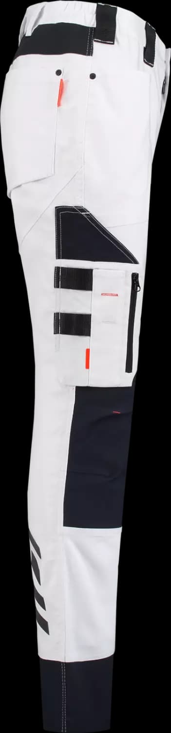 Workman 9004 STRETCH Worker Werkbroek P2S - Wit / Navy - Maat 52 (36/34) thumbnail 4