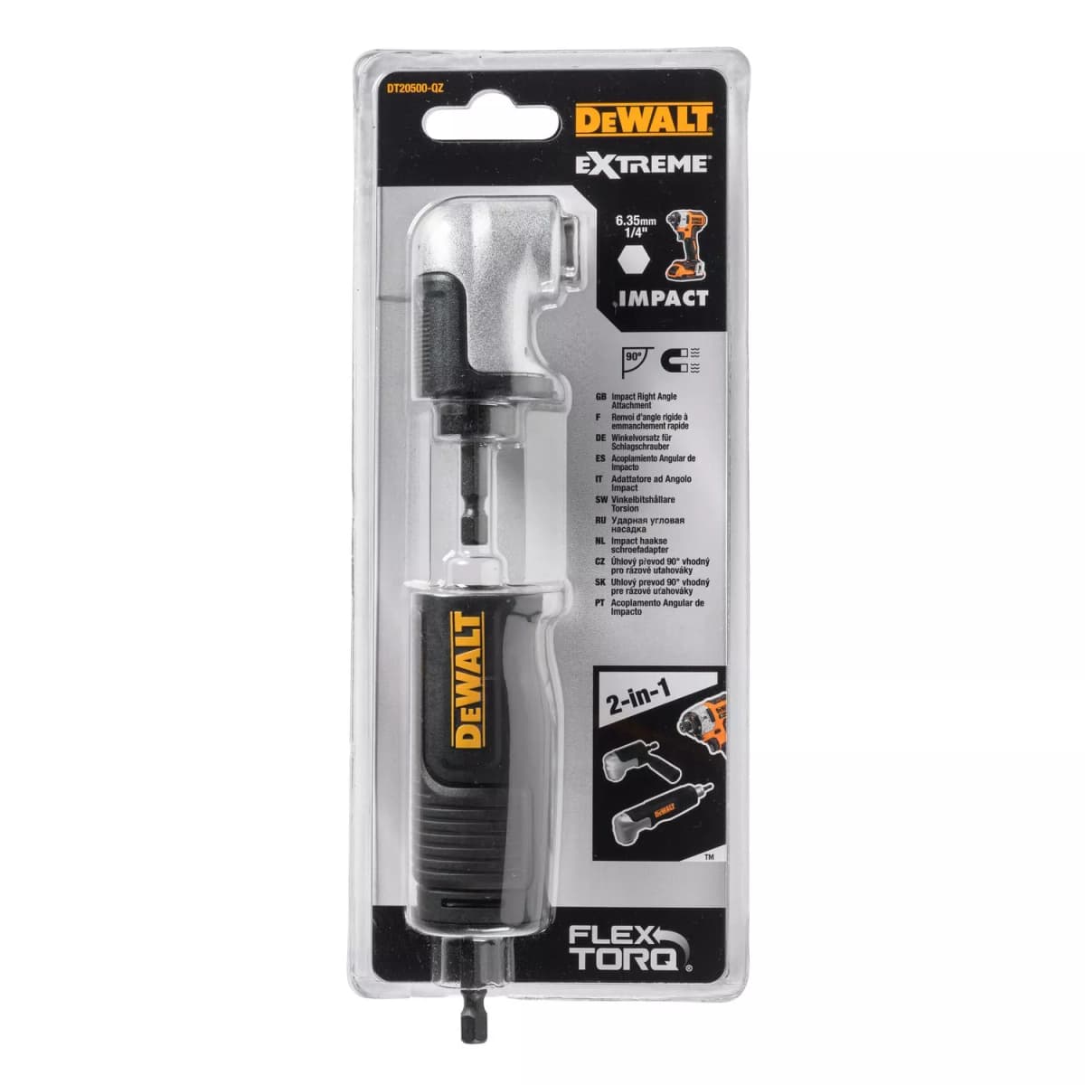 DeWALT DT20500 IMPACT Torsion Haakse Schroefadapter thumbnail 2