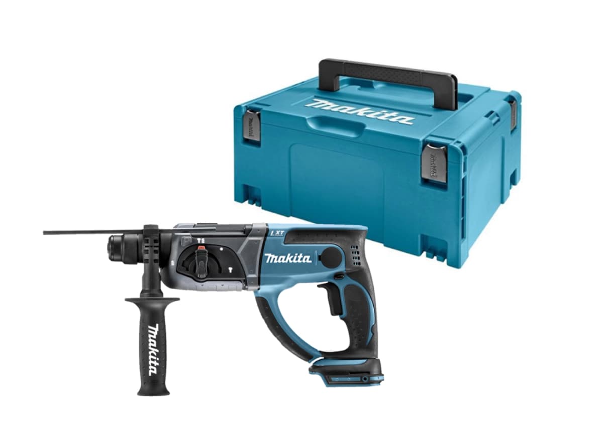 Makita DHR202ZJ 18V Li-Ion Accu SDS-plus Combihamer Body In Mbox - 2J - Boorhamer Combi - Voor Het Boren Van Gaten Van 4 Tot 12 Mm