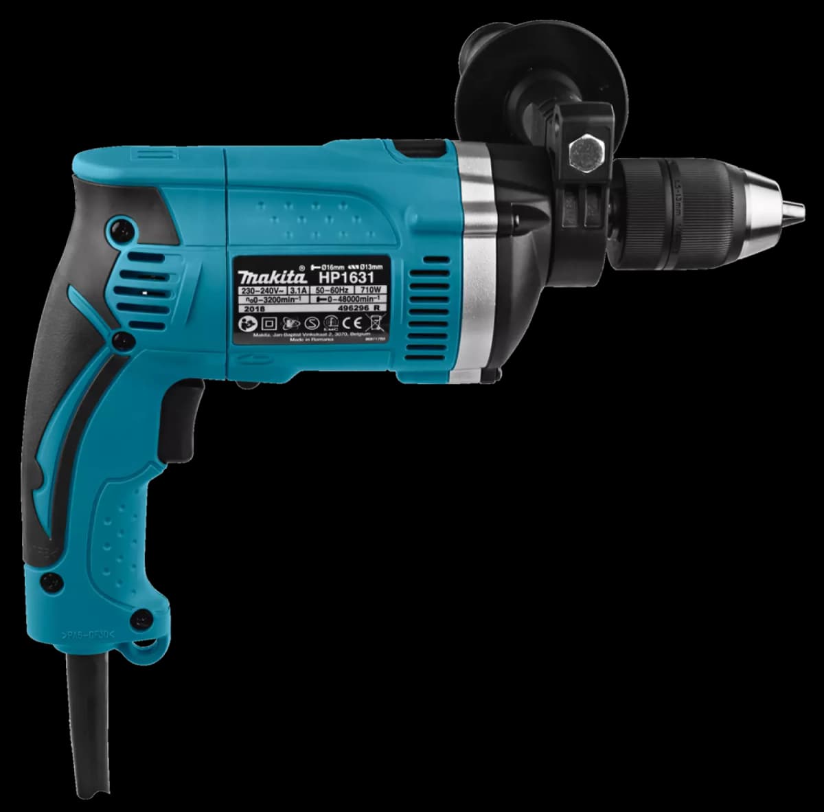Makita HP1631 Klopboormachine - 710W thumbnail 3
