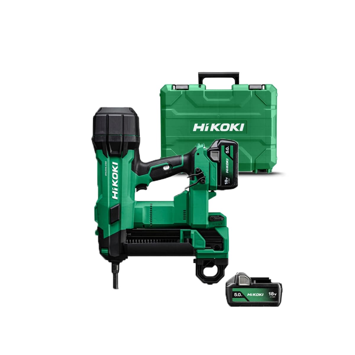 HiKOKI NC1840DAWQZ 18V Li-ion Accu Beton Spijkerapparaat Set (2x 5.0Ah Accu) In Koffer - 40mm