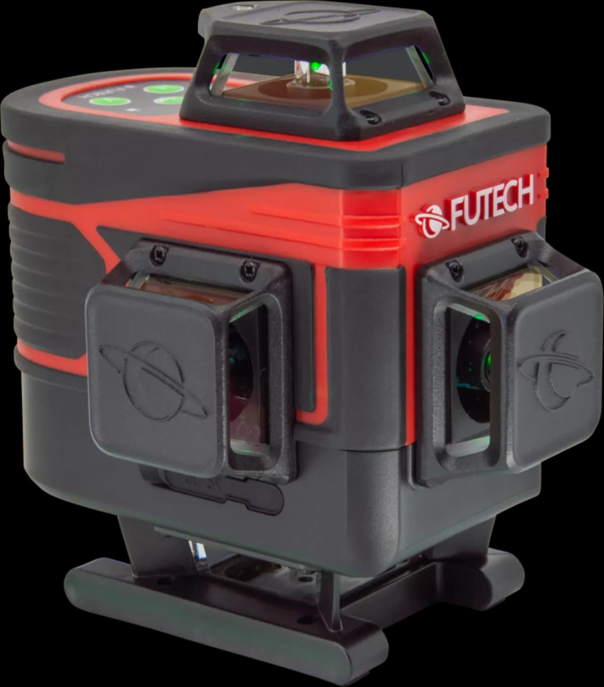 FUTECH MC4D Multicross 4D Compact Kruislijnlaser Set Incl. Statief In Koffer - Groen - 150m - 3 Lijnen thumbnail 2