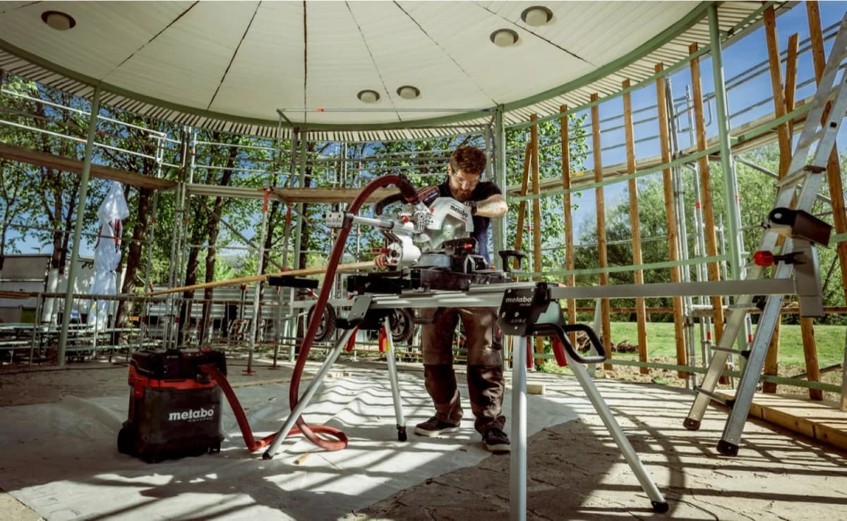 Metabo KGS 18 LTX BL 216 LiHD Accu Afkortzaag Body - 216 X 30mm thumbnail 2