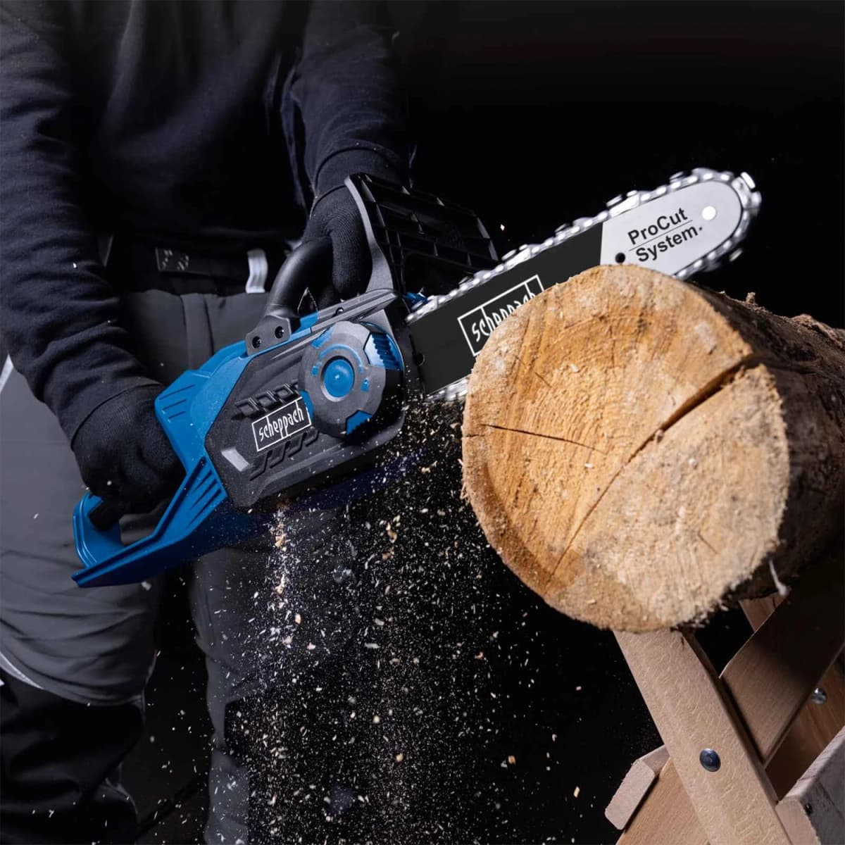 Scheppach BC-CS355Duo-X 14"2x20V Li-Ion Accu Kettingzaag Body - 35,6cm thumbnail 2