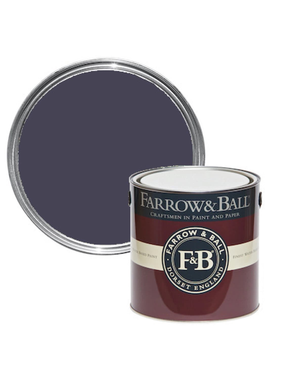 Farrow&Ball Modern Eggshell Bible Black No. 225 - 0,75L