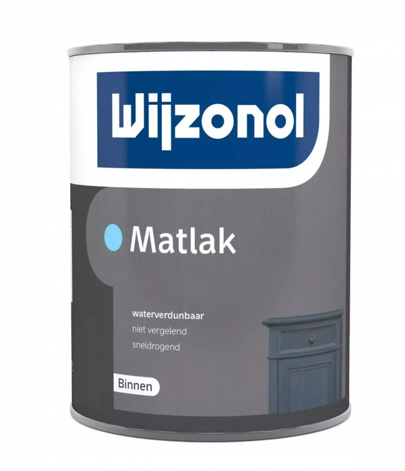 Wijzonol Matlak Interieur Waterverdunbaar - Op Kleur Gemengd - 1L