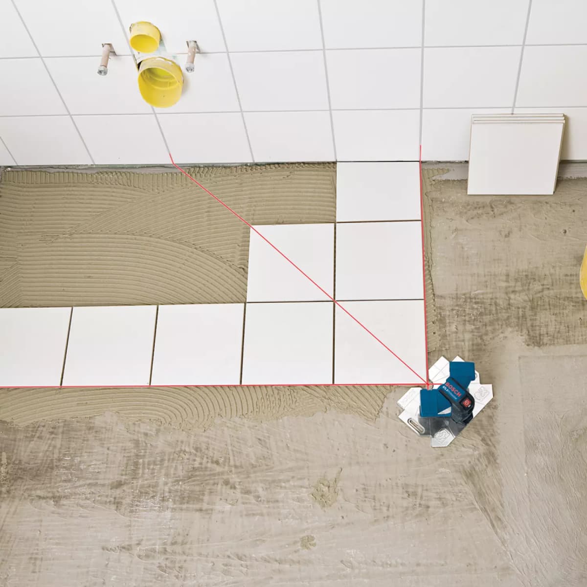 Bosch GTL 3 Tegellaser In Tas - 20m thumbnail 4