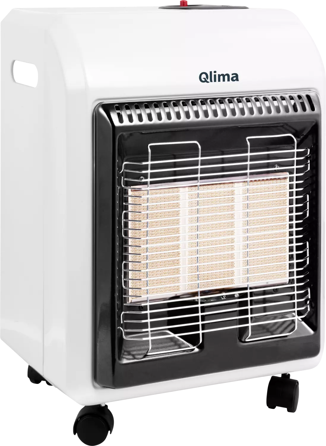 Qlima GH 741 RM 2-in-1 Gaskachel Wit/Zwart - 4,1kW