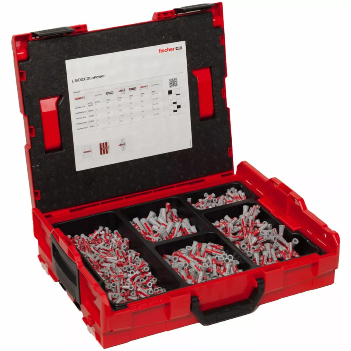 Fischer DuoPower L-BOXX 102 910-delige Pluggenset In L-Boxx thumbnail 2