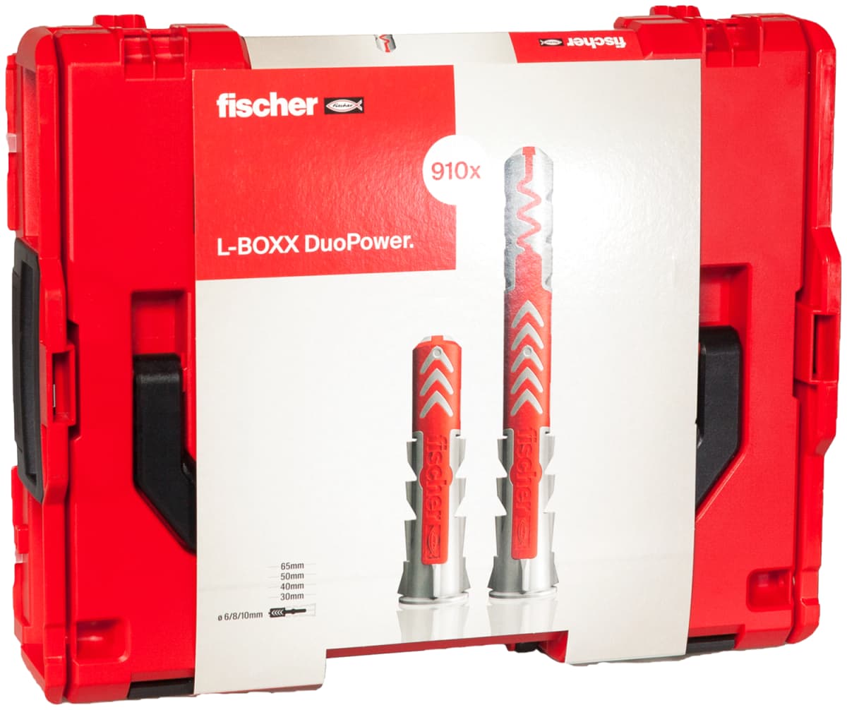 Fischer DuoPower L-BOXX 102 910-delige Pluggenset In L-Boxx