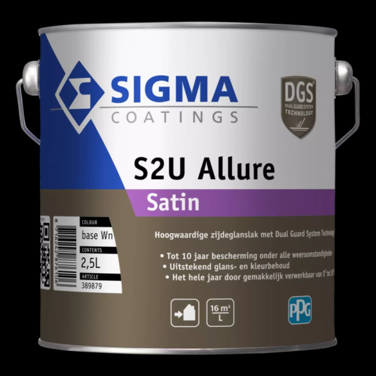 Sigma S2U Allure Satin - Op Kleur Gemengd - 2,5L - Lak