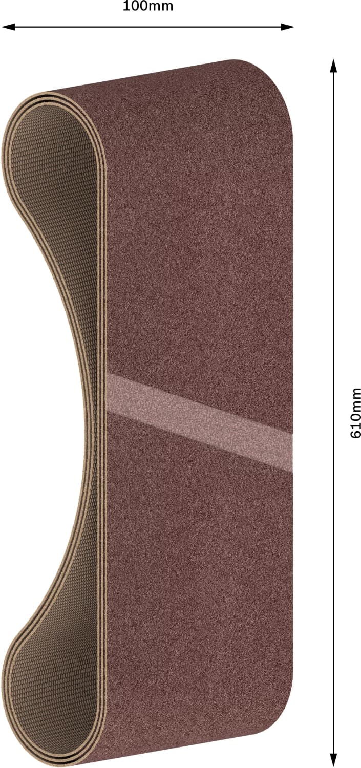 Bosch 2608606131 Schuurband X440 - K80 - 100 X 610mm (3st) thumbnail 3