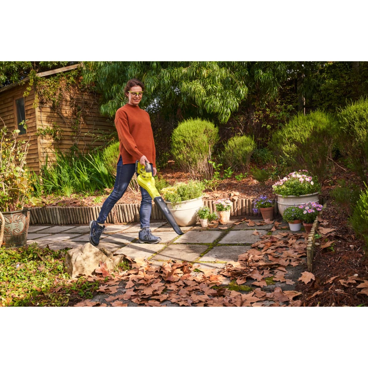 Ryobi RBL1820S40F 18V Li-Ion Accu Bladblazer Set (1x 4,0Ah) - 245km/h thumbnail 2