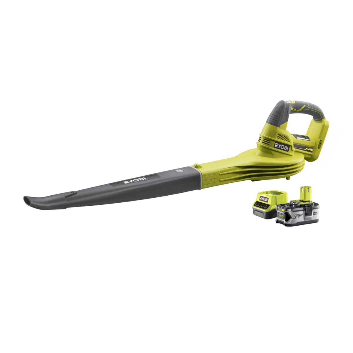 Ryobi RBL1820S40F 18V Li-Ion Accu Bladblazer Set (1x 4,0Ah) - 245km/h