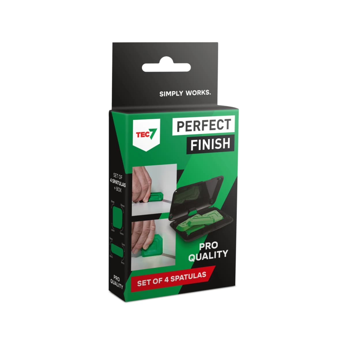 TEC7 Perfect Finish 4-delige Afstrijkset Voor Voegen