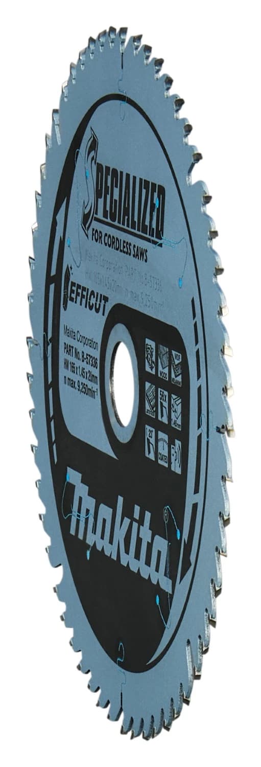 Makita B-57336-2 Cirkelzaagblad - Efficut 165x20x1,45 56T - Hout - Duopack thumbnail 3