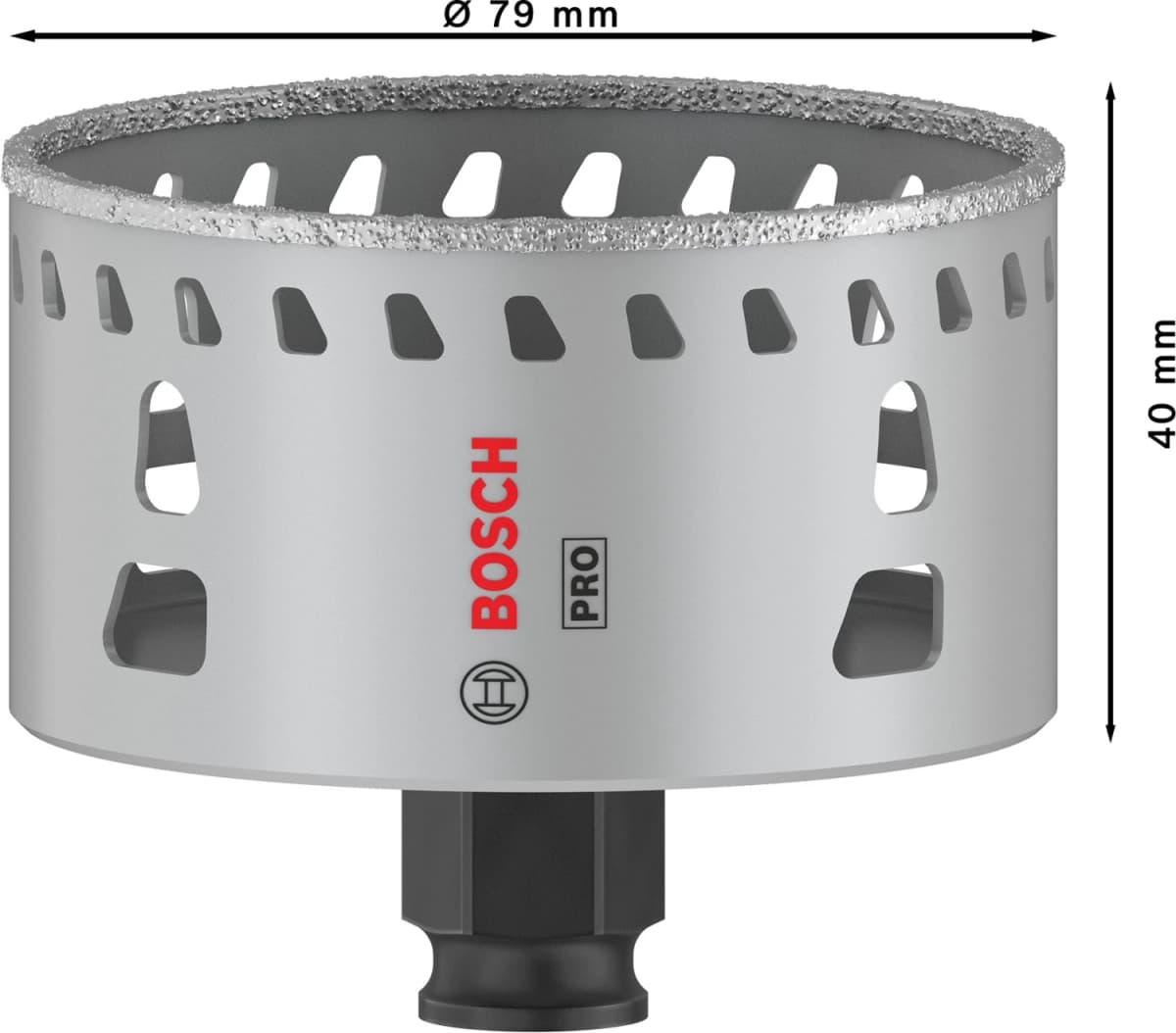 Bosch 2608901572 PRO Tile PC Plus Diamantgatzaag Voor Tegels - 79mm thumbnail 4