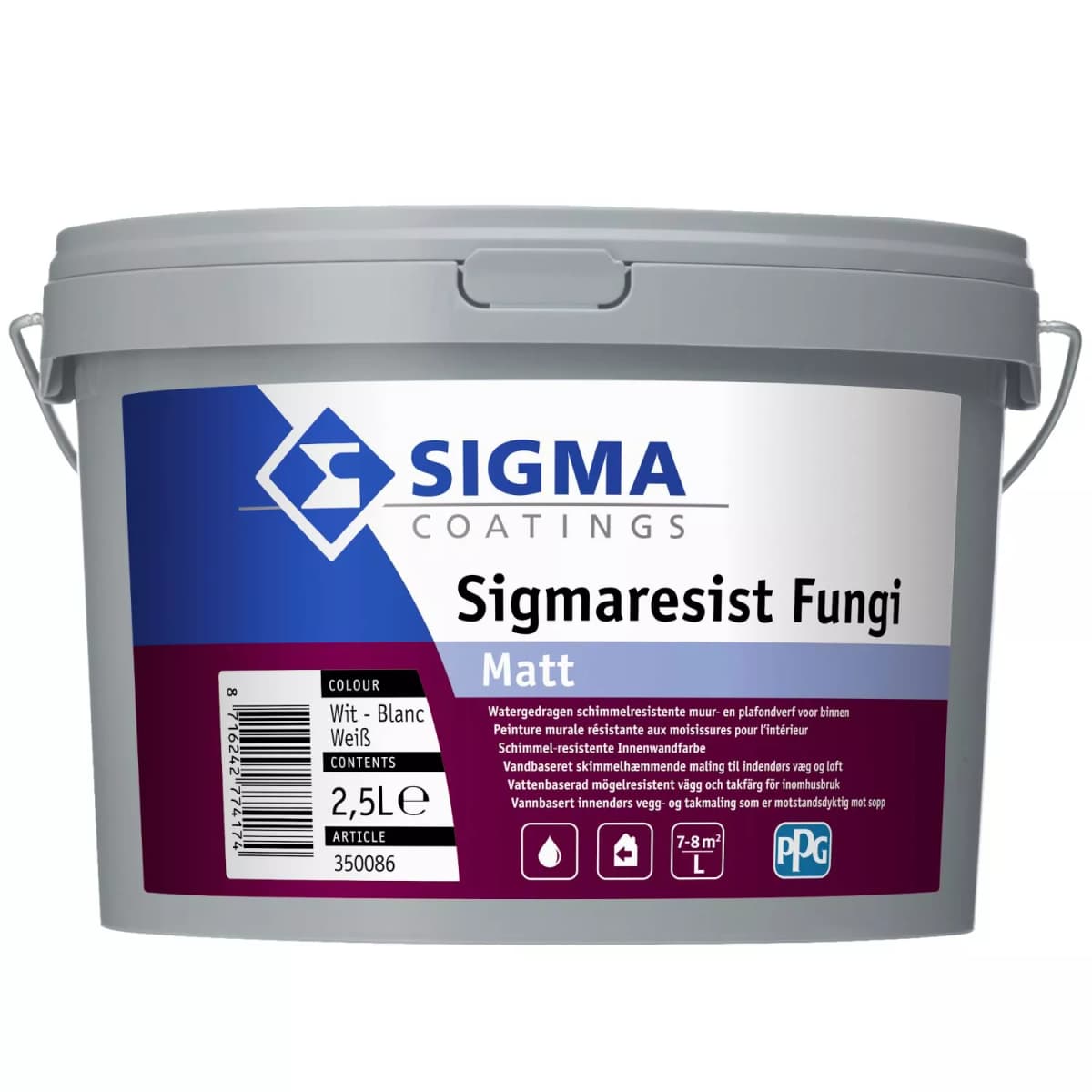 Sigma Sigmaresist Fungi - Wit - 2,5L