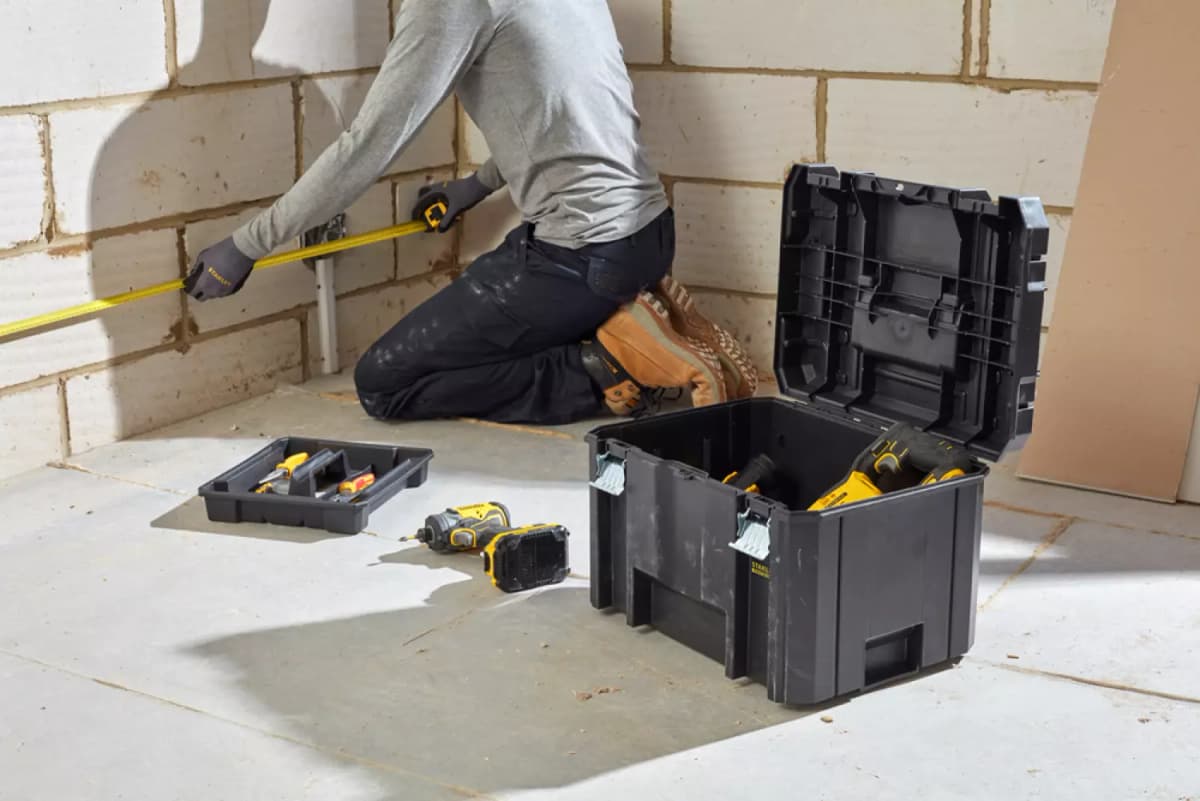 Stanley FMST1-71971 FatMax TSTAK VI Diepe Gereedschapskoffer Met Tray - 25L thumbnail 2