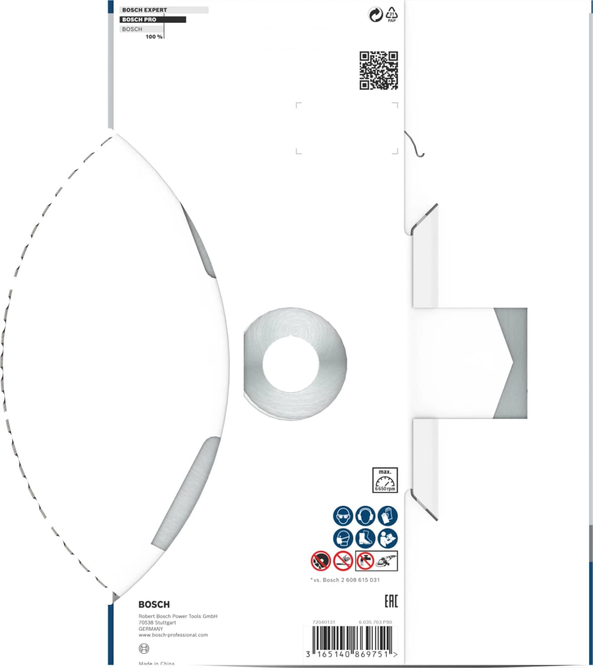 Bosch 2608615065 Standard Diamantdoorslijpschijf - 230 X 22,23 X 2,6mm - Universeel thumbnail 3