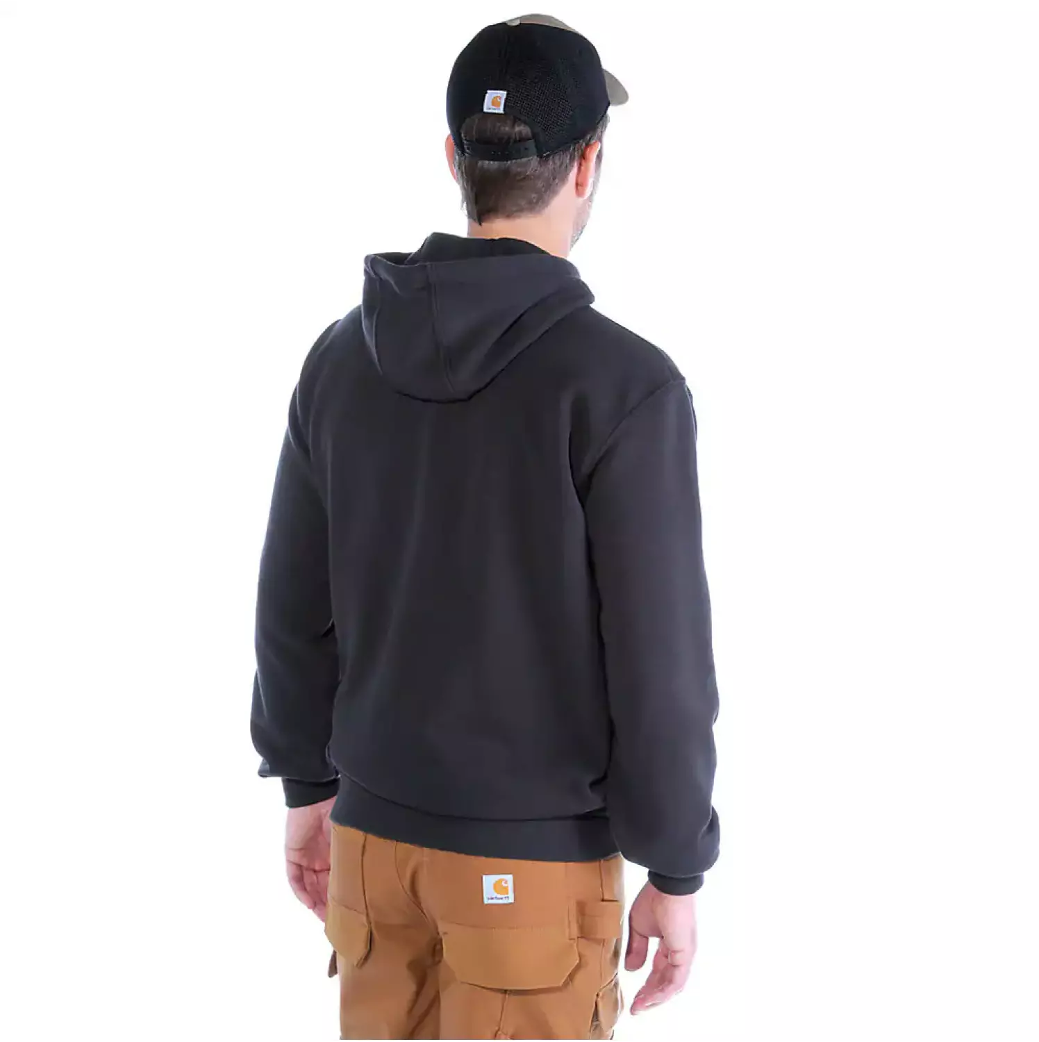 Carhartt 100074 Signature Logo Sweatshirt - Original Fit - Carbon Heather - XXL thumbnail 3