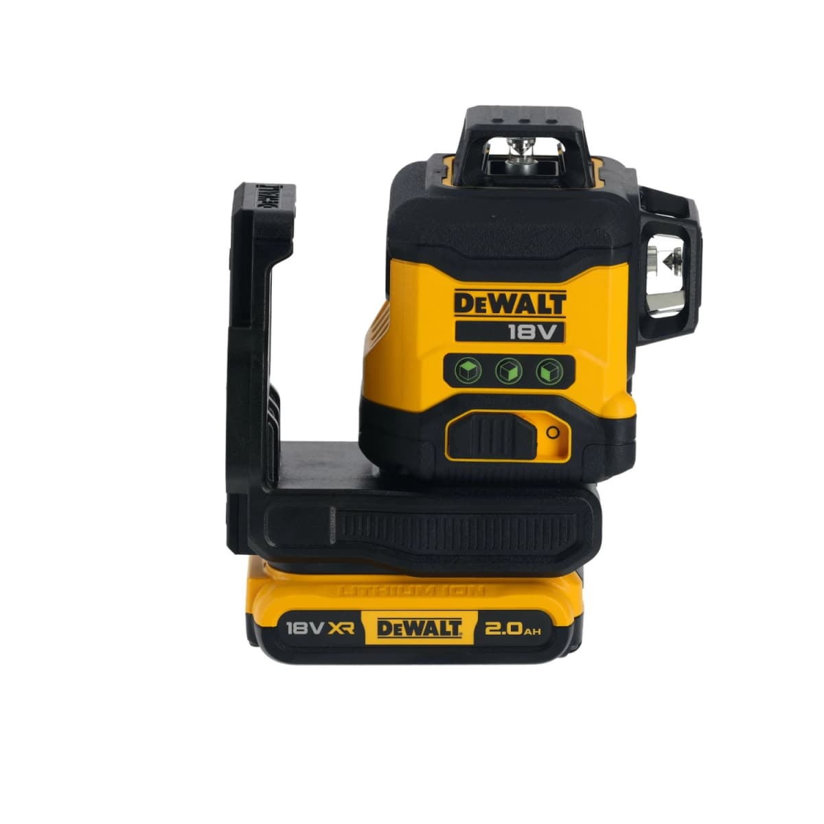 DeWALT DCLE34031D1-QW 18V Li-ion Accu Zelfnivellerende Kruislijnlaser Set (1x 2.0Ah) - 3x360° - Groen thumbnail 2