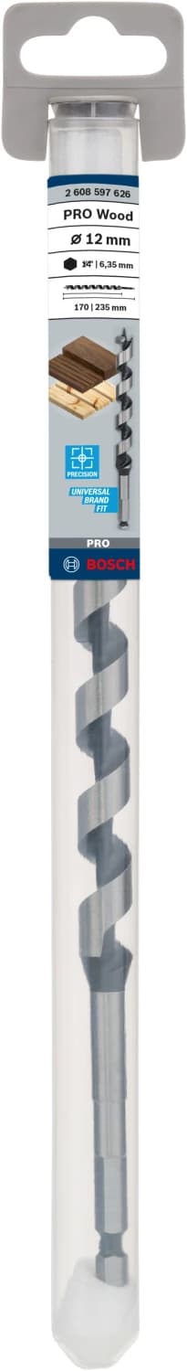 Bosch 2608597626 Slangenboor - Zeskantopname - 12 X 160 X 235mm thumbnail 2