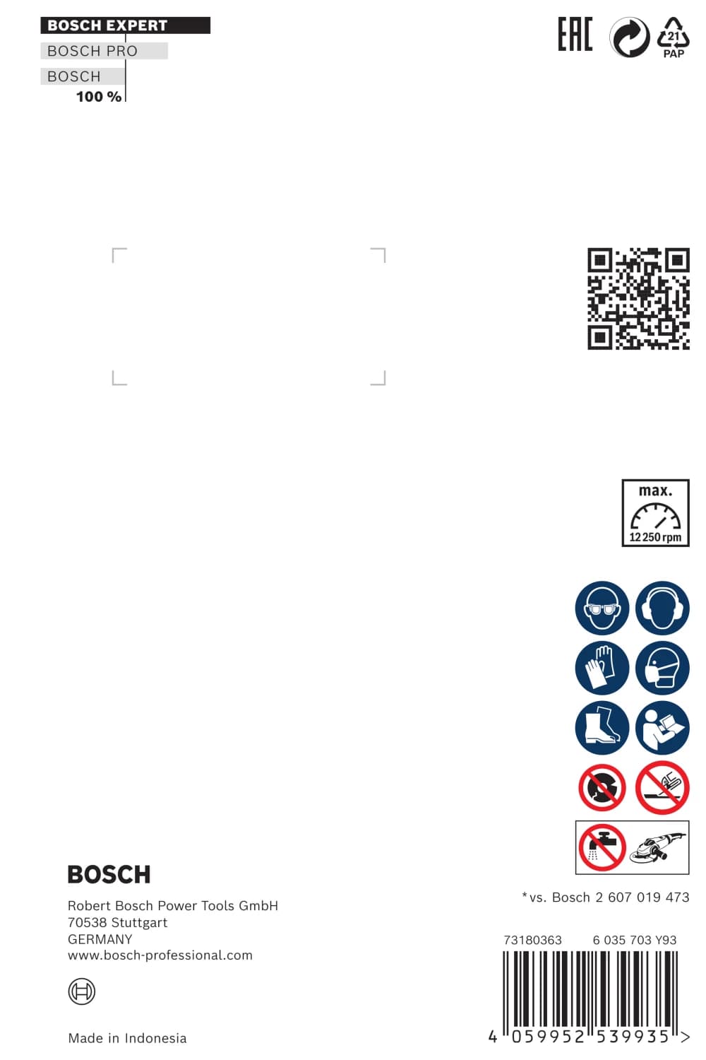 Bosch 2608900658 EXPERT X-LOCK Diamantschijf Hard Ceramic 125 X 22,23 X 1,4 X 10mm thumbnail 3