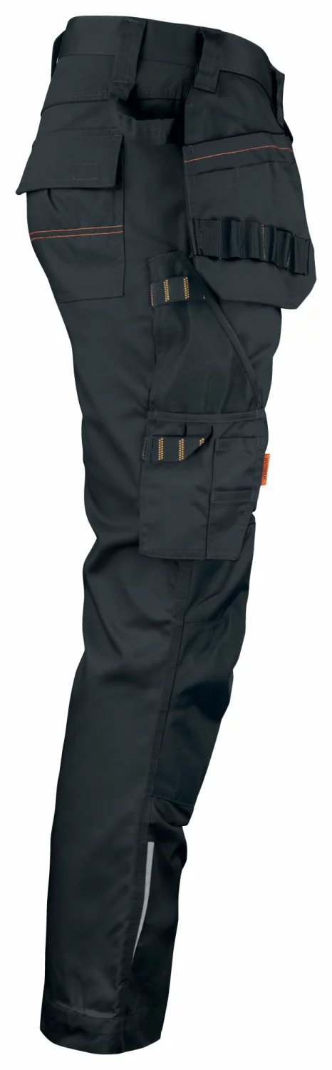 Jobman 2322 Werkbroek Holsterpockets - Maat 46 - Zwart thumbnail 4