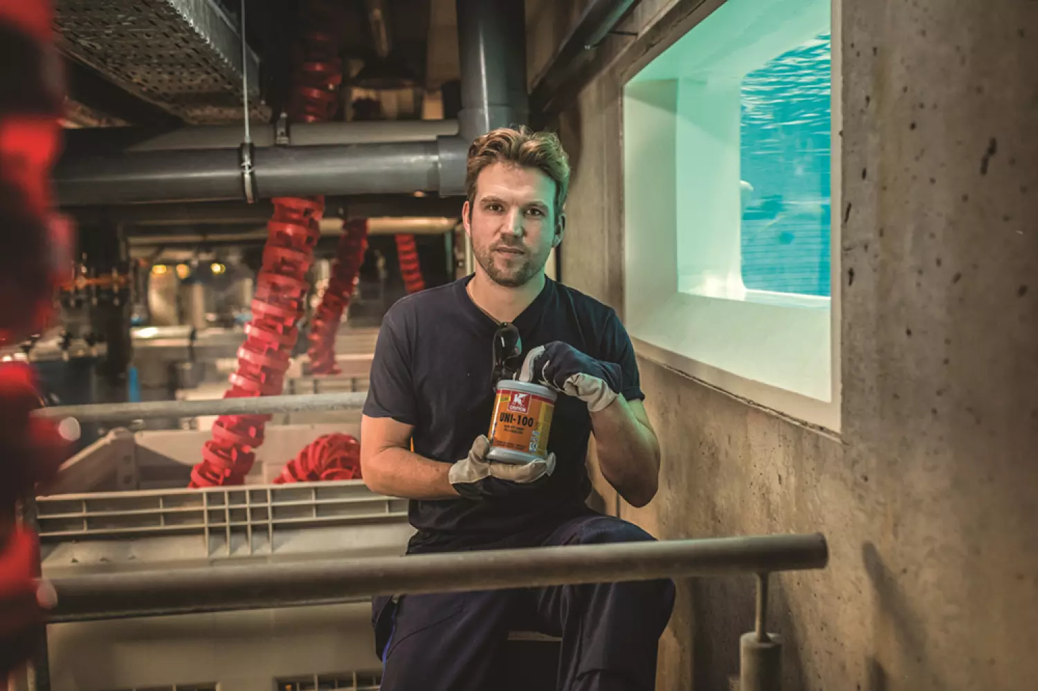 Griffon UNI-100 PVC-Lijm - Flacon Met Borstel - 1000ml thumbnail 2