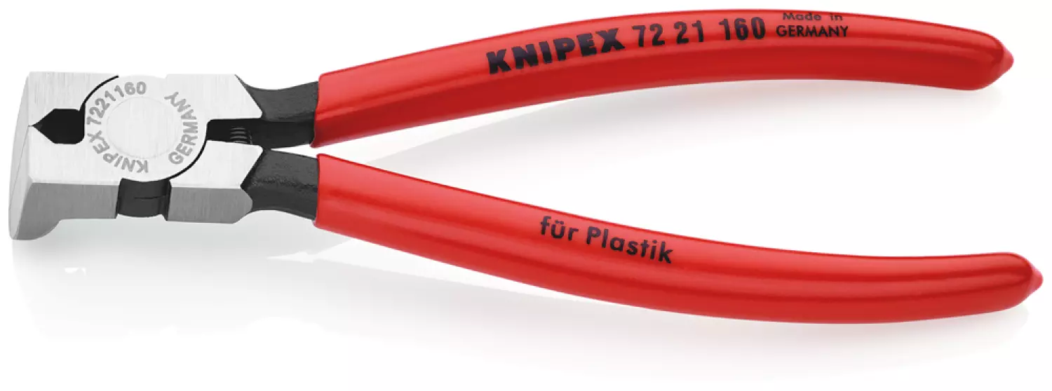 Knipex 7221160 Zijsnijtang Voor Kunststof - 160mm