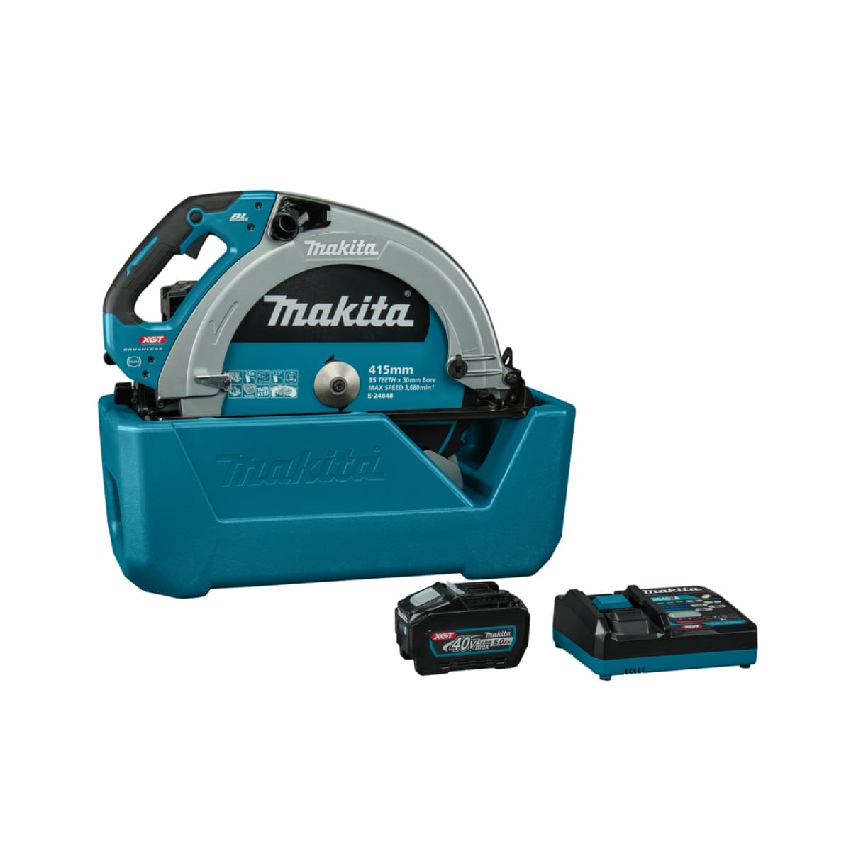Makita HS013GT101 40V XGT Li-ion Accu Cirkelzaag Set (1x 5.0Ah Accu) In Doos - 415mm